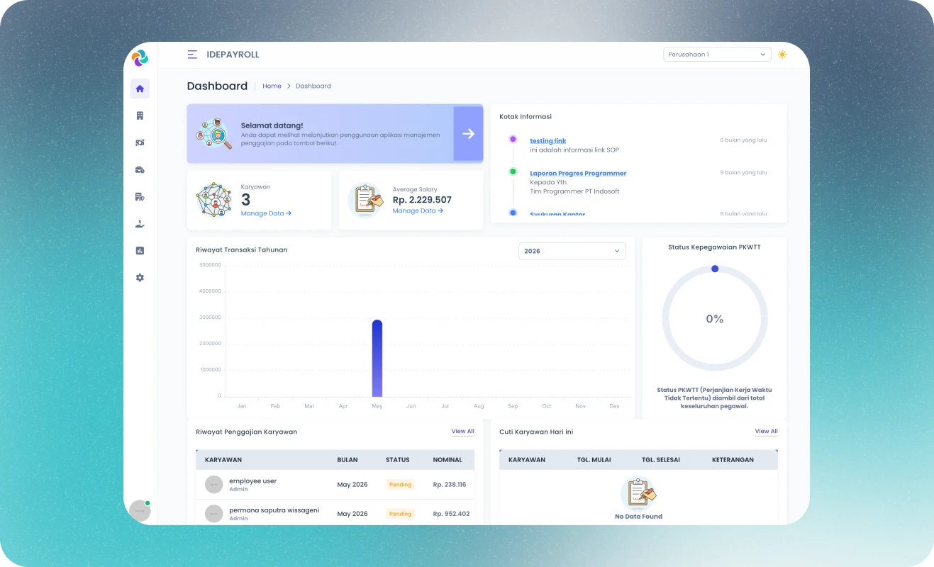 Web — Dashboard